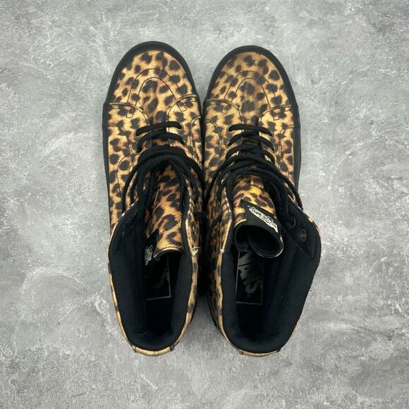 Vans Leopard Print Sk8-Hi Platform Skateboarding Sneaker Size M8 W9.5 Grunge - Picture 6 of 15